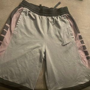 Boys black and grey Nike shorts
